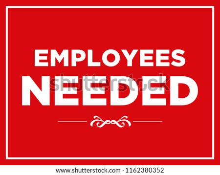 Simple design employees needed for company.