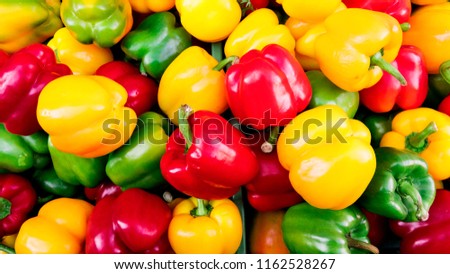 colourful bell peper Royalty-Free Stock Photo #1162528267