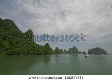 sailing in halong bay, vietnam
