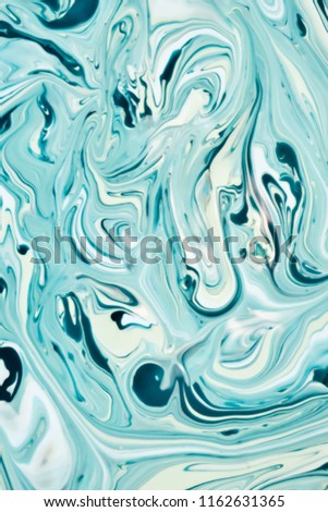Abstract, Handmade marble texture background, Blue and white colours, Mixed media artwork. Royalty-Free Stock Photo #1162631365