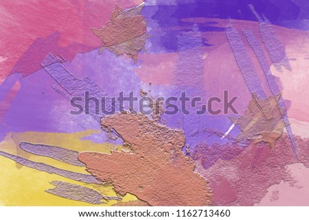 Colorful plaster brush stroke graphic design abstract background