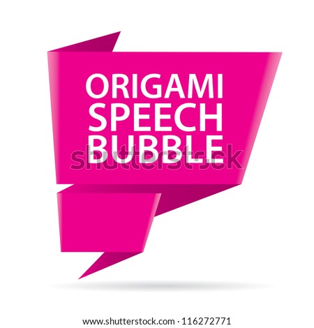 Abstract glossy green pink speech bubble. Vector abstract background. Pink brochure.