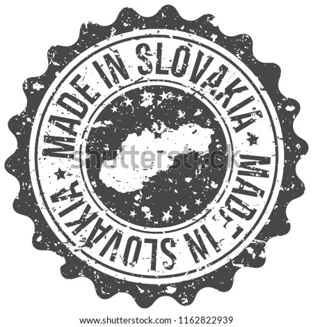 Slovakia Made In Map Travel Stamp Icon City Design Tourism Export Seal