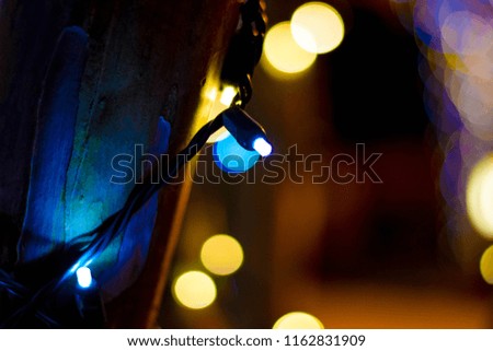 String of Christmas lights