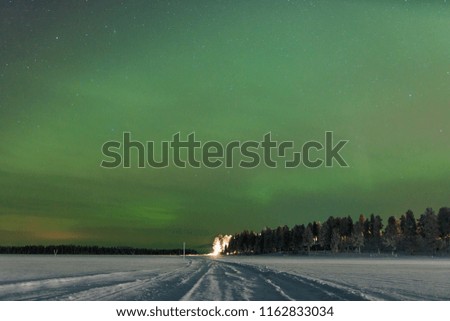 some northern lights in sweden