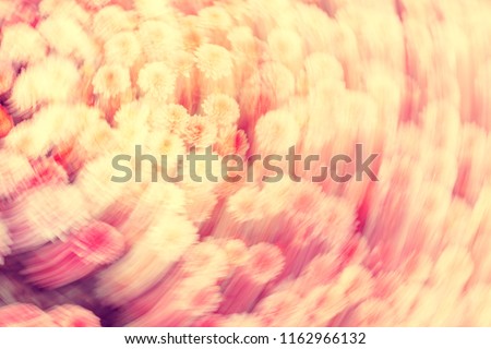 Abstract floral background. Motion effect