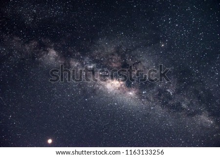 Milkyway from Kudat, Sabah, Malaysia. This photos was shoot at long exposure and may contain grain and noise.