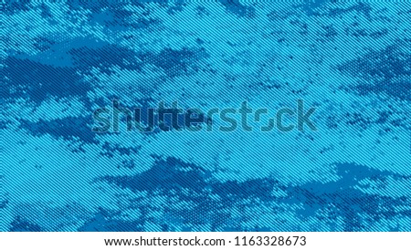 Distressed Grunge Dotted Texture. Cartoon Cracked Noisy Surface Pattern Design. Splatter Style Texture. Blue Broken, Spotted Print Design Background.