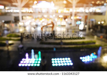 Blurred light night, defocus, bokeh, night market concept,beautiful circle glitter,celebrating lamp dark sky festival dusk blurry flare reflect, concert concept, colorful fountains