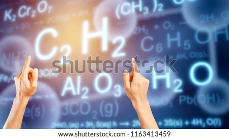 Human hands showing copy space isolated on white