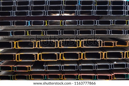 Various sizes steel pipes for construction