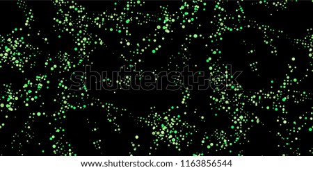 Seamless Monochrome Background. Abstract Texture with Chaotically Located Color Dots for Print, Card, Fabric, Web or Mobile Applications. Trendy Tech Halftone Background with Dots. Vector Texture.