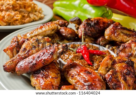 Chicken Wings Royalty-Free Stock Photo #116404024