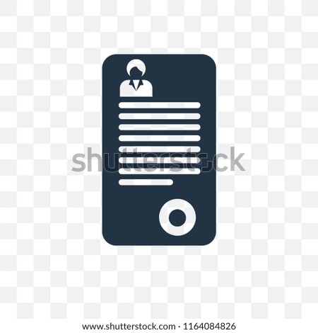 File vector icon isolated on transparent background, File logo concept