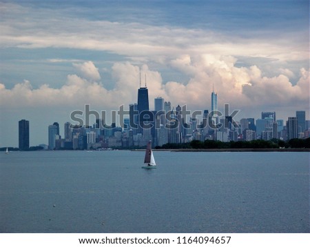 Chicago's beautiful skyline...breathtaking! 

Captured from Montrose Beach
