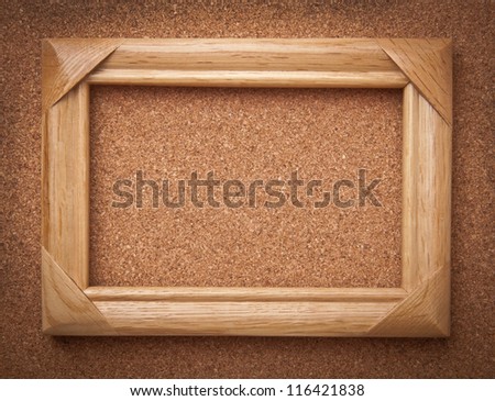 wooden frame on wall