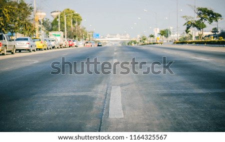 Empty city streets