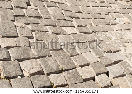 gray paving stones