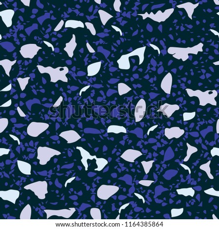 Abstract confetti background. Seamless terrazzo pattern for textile or book covers, manufacturing, wallpapers, print, gift wrap, flooring
