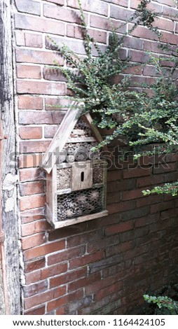 An insect hotel.