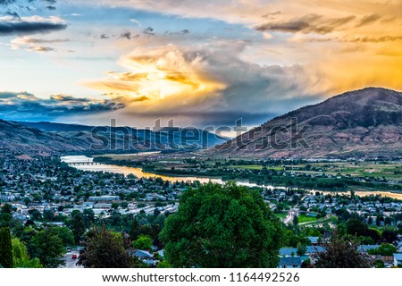 Scenic Lookout, Kamloops, Canada  Royalty-Free Stock Photo #1164492526