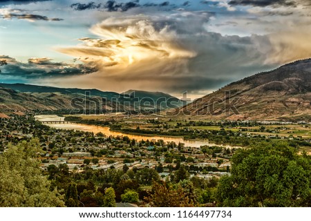 Scenic Lookout, Kamloops, Canada  Royalty-Free Stock Photo #1164497734