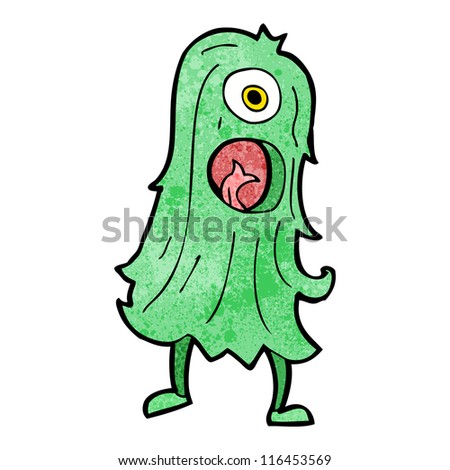 cartoon spooky monster costume
