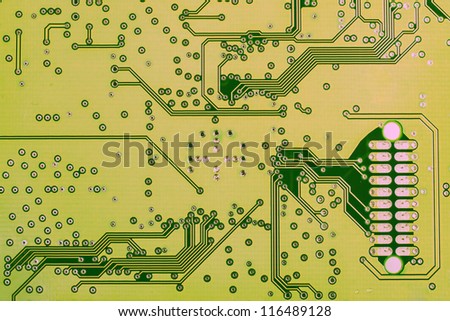 An image of microchip background - technology concept