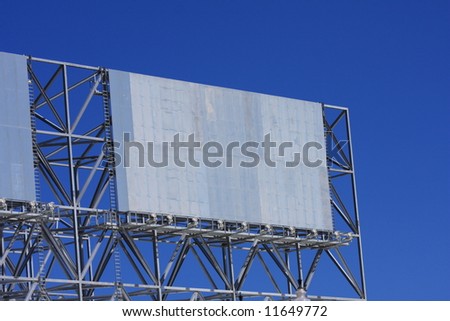 Blank Corner Billboard