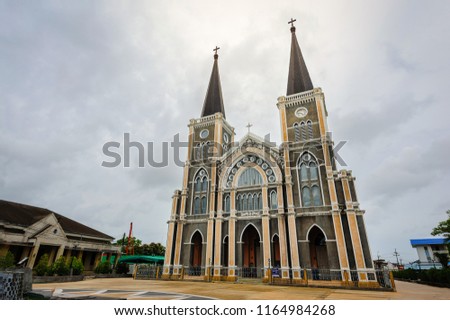 Cathedral of Immaculate Conception or Maephra Patisonti Niramon Church at Chanthaburi province, Thailand