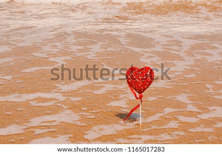 Heart Shape on the Beach