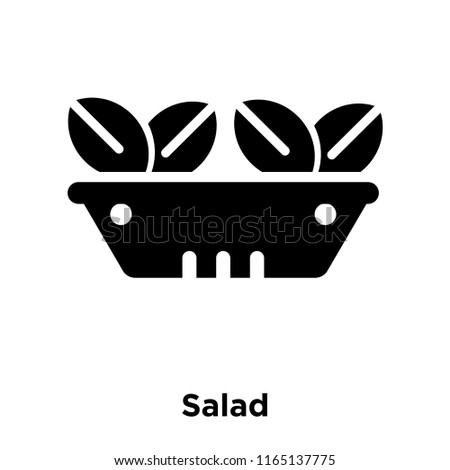 Salad icon vector isolated on white background, Salad transparent sign , food and fruit symbols