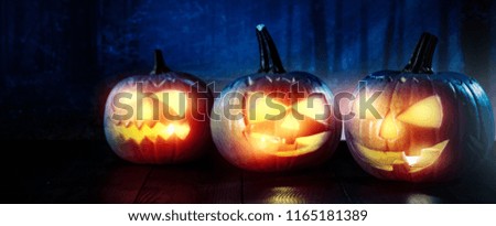 Pumpkin and dark background 