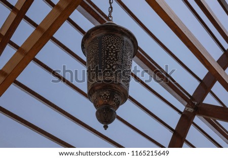 Arabic lantern in Abu Dhabi