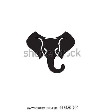 elephant head logo icon designs