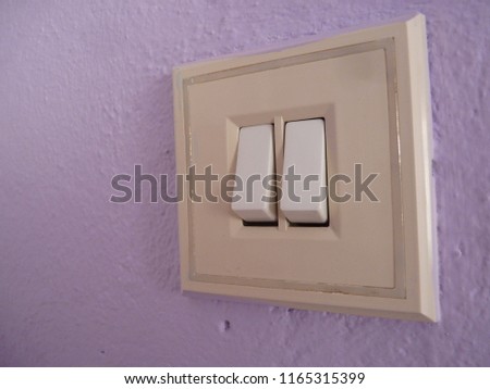 Wall elektric button