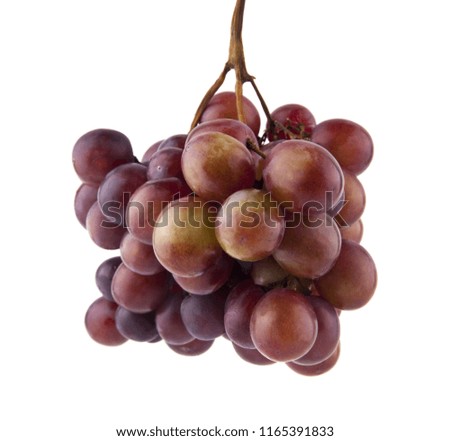 grapes isolated on white background. Ideal for packing.