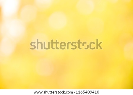 Yellow bokeh background
