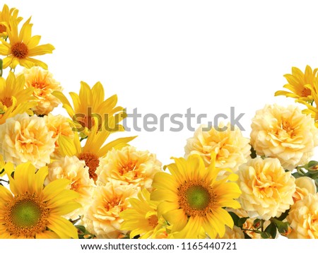 Flower texture background.