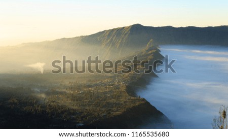 More difference angle of Bromo volcano, Java, Indonesia that I took such pictures last time in Indonesia. Such an amazing thing when the breaking dawn has begun appeared until the first sun rays.