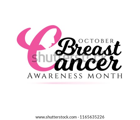 vector Breast Cancer Awareness Month . vector illustration. pink ribbon as a symbol of the fight against breast cancer. month of disease prevention October