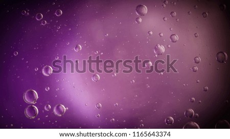 Abstract purple bubbles macro close up background image