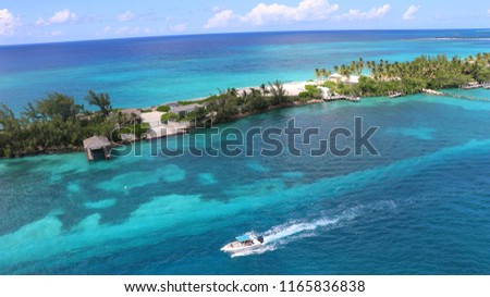 Gorgeous picture of some perfect blue water and nice beaches at Bahamas