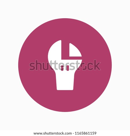 wrench icon vector