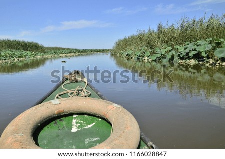 boat trip on the river