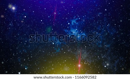 dark night sky with many stars. Milky way on the space background