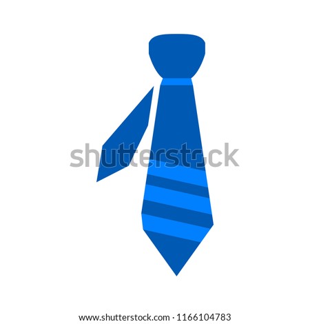 vector cravat icon - tie illustration. fashion wear, clothes textile - fashion apparel Royalty-Free Stock Photo #1166104783