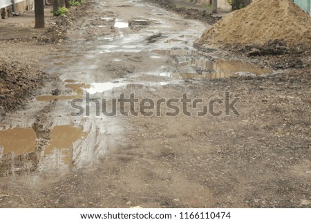 repair of the old rural road.