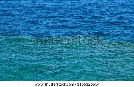 Ocean water ripple texture background.Abstract blue sea surface.