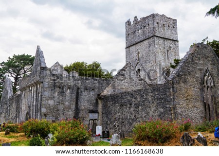 Muckross Abbey near Killarney in County Kerry, Ireland
 Royalty-Free Stock Photo #1166168638